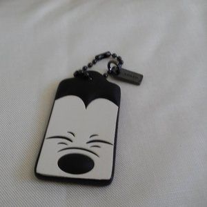 Coach "Squinting Mickey" Hang Tag